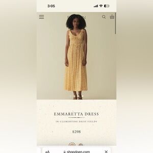 Dôen emaretta dress orange floral